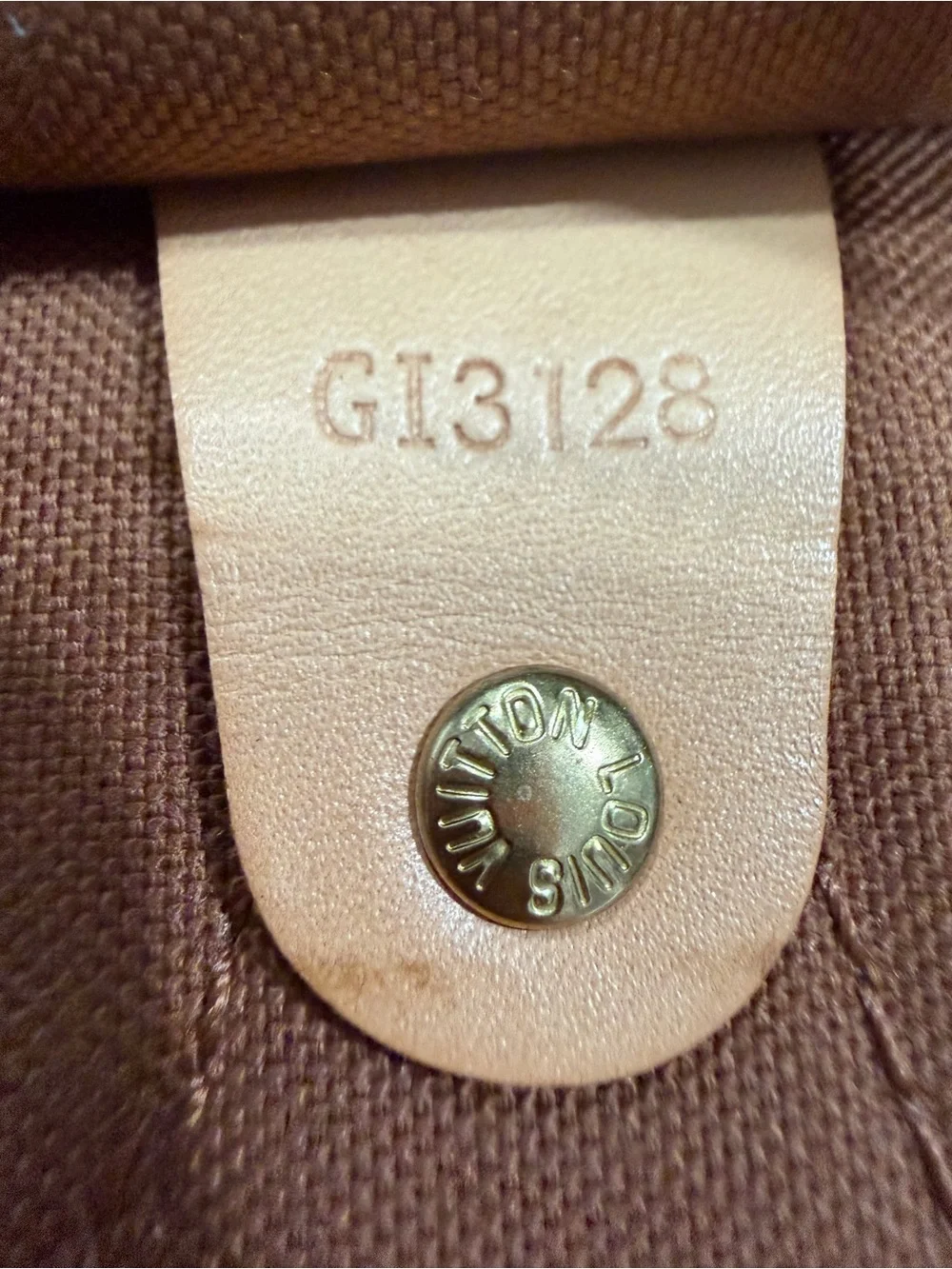 Louis Vuitton Brown Monogram Tote Bag with Vachetta Leather Handles 100%Authenti